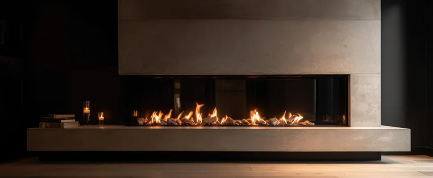 Gas Fireplace Ember Bed Design Services in Newmarket, Ontario