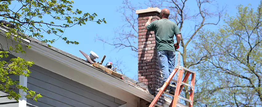 Vinyl and PVC Chimney Flashing Installation in Newmarket, ON